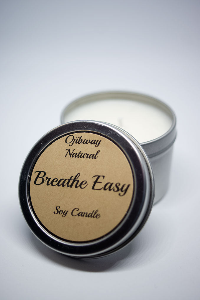 Breathe Easy Soy Candle Ojibway Natural