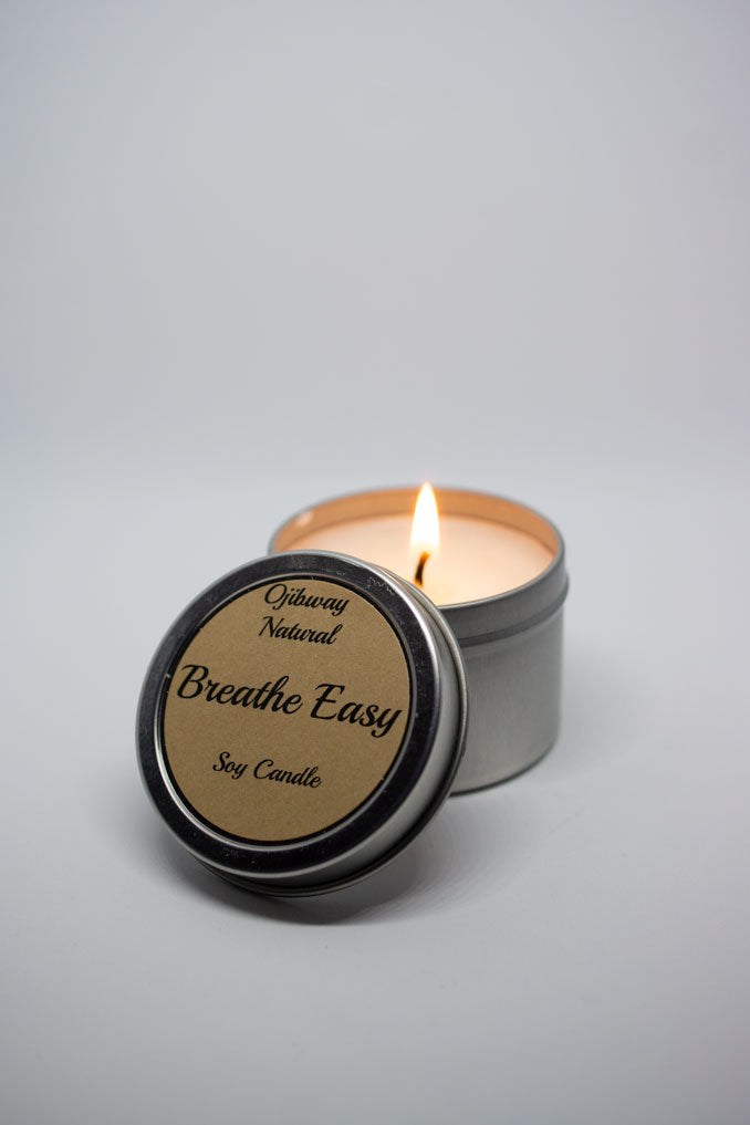 Breathe Easy Soy Candle Ojibway Natural