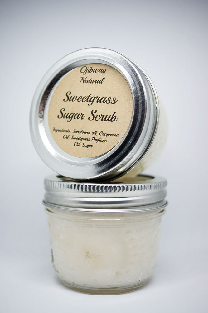 
                  
                    Load image into Gallery viewer, Sugar Scrub. Body Care. Body Wash.  Cosmetics. Sweet Grass. Sweetgrass. Ojiway Natural. Skin Care. Body Care. Scents. Deodorant. Sweet Grass. Natural Products. Ojibway Natural. Eau de Toilette. Deodorant. Sweet Grass. Natural Products. Ojibway Natural. Eau de Parfum. Luxurious. Make Up. Men. Women. 
                  
                